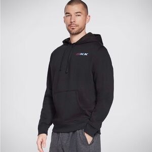 Skechers Black Men's Hoodie with Logo (SIZE L)